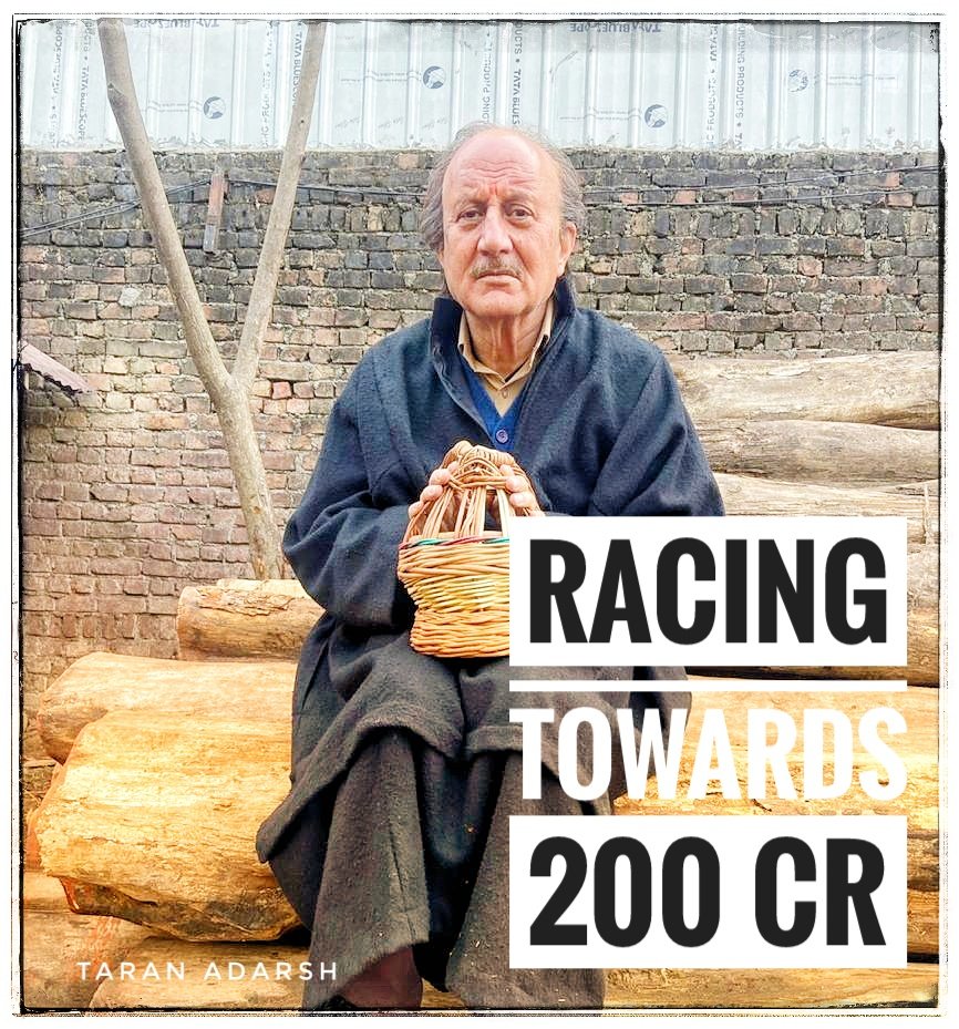 #TheKashmirFiles [Week 2] is a TSUNAMI at the #BO... Packs a SUPER-SOLID total [₹ 70.15 cr] in *Weekend 2*... #TKF REFUSES TO SLOW DOWN, should hit ₹ 200 on weekdays [by Wed or Thu]... Fri 19.15 cr, Sat 24.80 cr, Sun 26.20 cr. Total: ₹ 167.45 cr. #India biz.