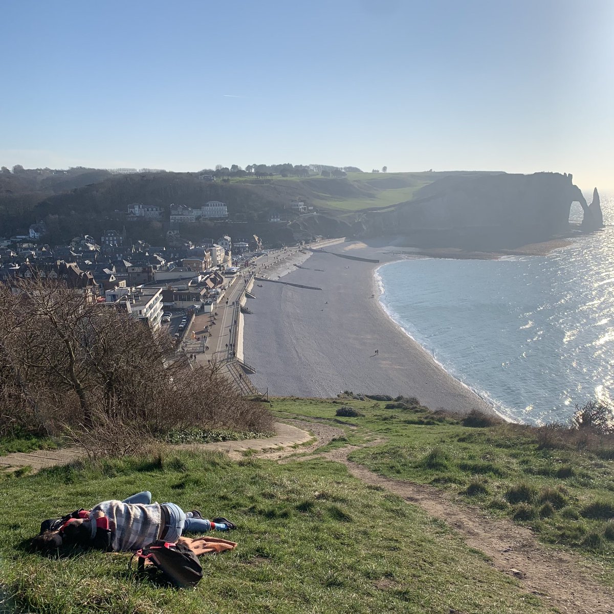 #프랑스 #france #2
#노르망디 #normandie 
#에트르타 #etretat
#코끼리절벽 #알바트르해안
#셀카 #selfie