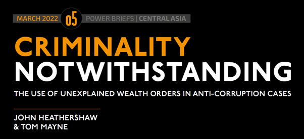 A🧵on Criminality Notwithstanding, our forthcoming <a href="/TomMayne11/">Tom Mayne</a> <a href="/exeterpolitics/">Exeter Politics</a> <a href="/CentralAsiaNet/">Exeter Central Asia</a> <a href="/GlobalIntegrity/">Global Integrity</a> <a href="/FCDOREDGCSD/">FCDO Pol,Conflict,Humanitarian Research</a> report on the how &amp; why the UK's unexplained wealth order (UWO) system has failed against kleptocracies - and will continue to fail w/o further reform. 1/