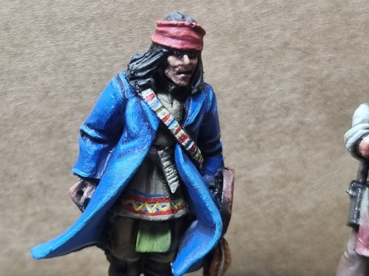 Oneinsixgaming's tweet photo. Three hired guns for my red hand coven posse in Draculas America. Really nice models to paint up. #draculasamerica #Wargaming #painting https://t.co/T9p2Uj6xfC