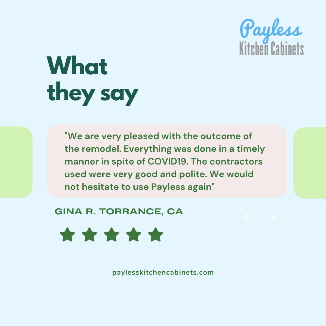 PaylessCabinets's tweet photo. positive comment from happy client...

#kitchen #renovate #modern #kitchenremodel #paylesskitchen #paylessmakeover #kitchenrenovation #happycustomer #sink #modernsink #mykitchen #modernkitchen https://t.co/72fbOZtC0l