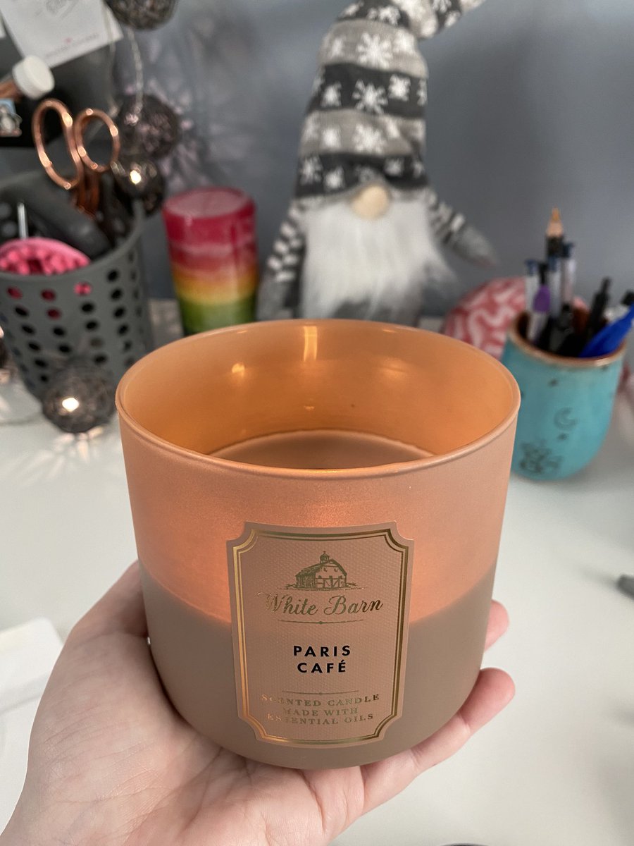 <a href="/rachsyme/">rachel syme</a> this is the best candle ever made

it smells like The Will To Get Out Of Bed In The Morning with notes of Lots Of Ppl With Trauma and ADD Succeed In Life and a splash of One Day You’ll Travel Internationally Again And Write In Cute Coffee Shops

i go through at least one a month