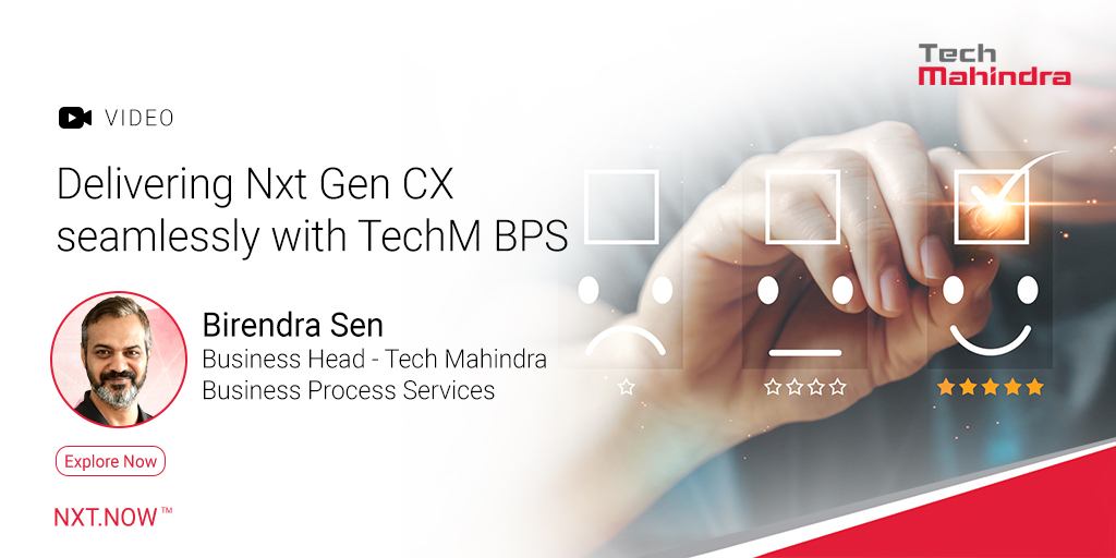 tech_mahindra's tweet photo. Hear it from @BirendraSen, Business Head, @Tech_Mahindra BPS, on why we are the most loved #CX partners for our customers.
Watch Now: https://t.co/hjo8hEXa2Q
#customerexperience #NxtNow #cxpartner https://t.co/PA25Xjn6za