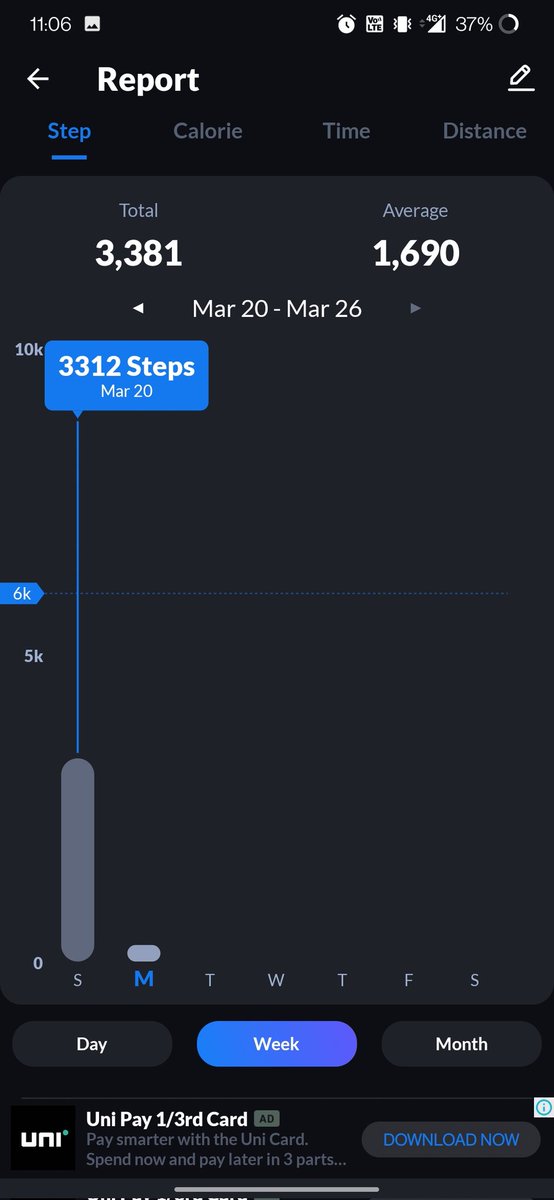 Day 14 of walking... <a href="/BlueStudiosFit/">Blue Studios FIT</a> #burn2earn #BellaChallenge