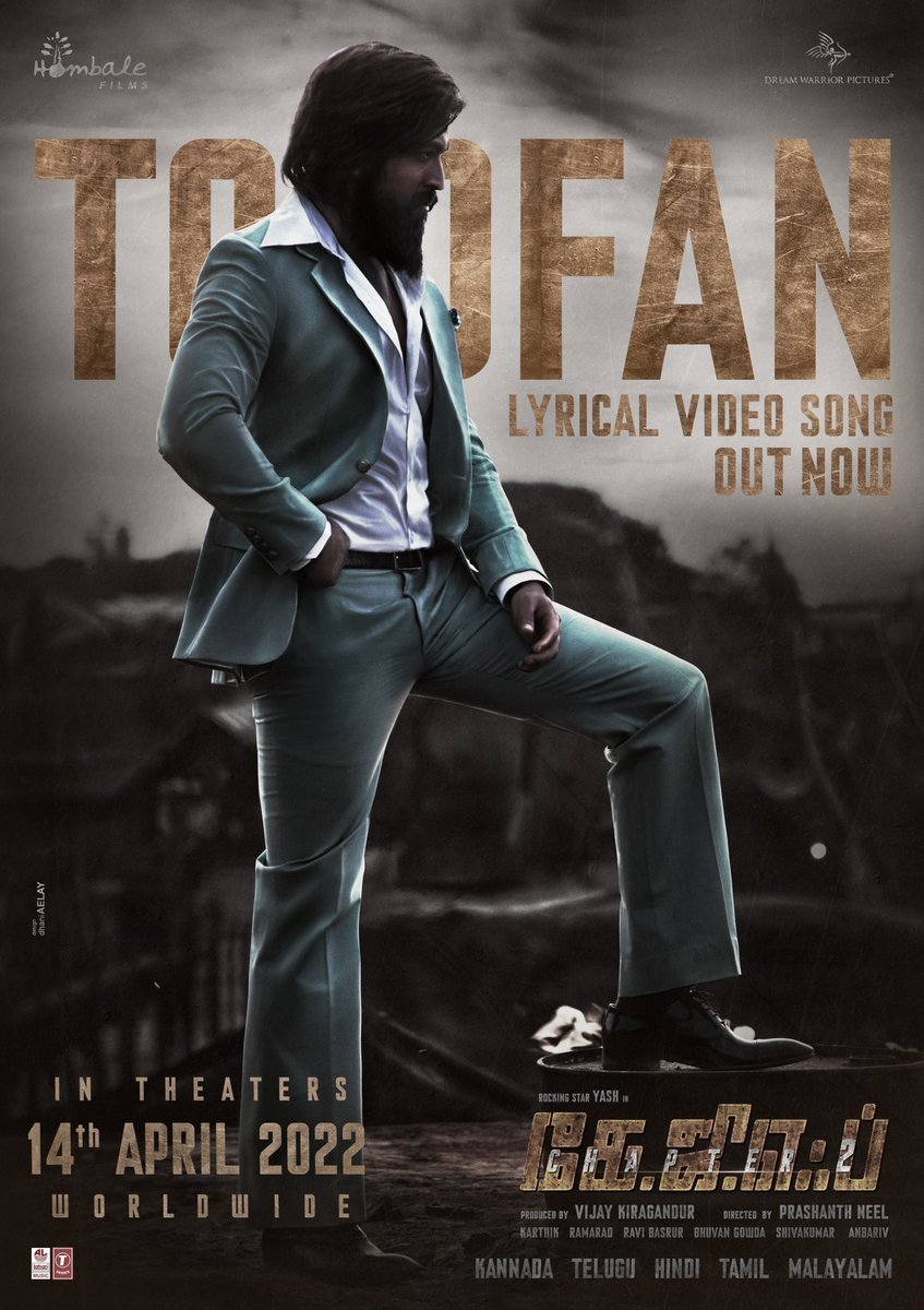 TheNameIsYash's tweet photo. Here comes #Toofan 🌪️

Kannada: https://t.co/hwLeUampWF
Telugu: https://t.co/BIjG1e5Xs2
Tamil: https://t.co/jpoe5oyH0B
Malayalam: https://t.co/yDxjcFZD8B

#KGFChapter2 @Thenameisyash @prashanth_neel
@VKiragandur @hombalefilms @HombaleGroup
@RaviBasrur @bhuvangowda84 @LahariMusic https://t.co/DA8IHqbYsQ