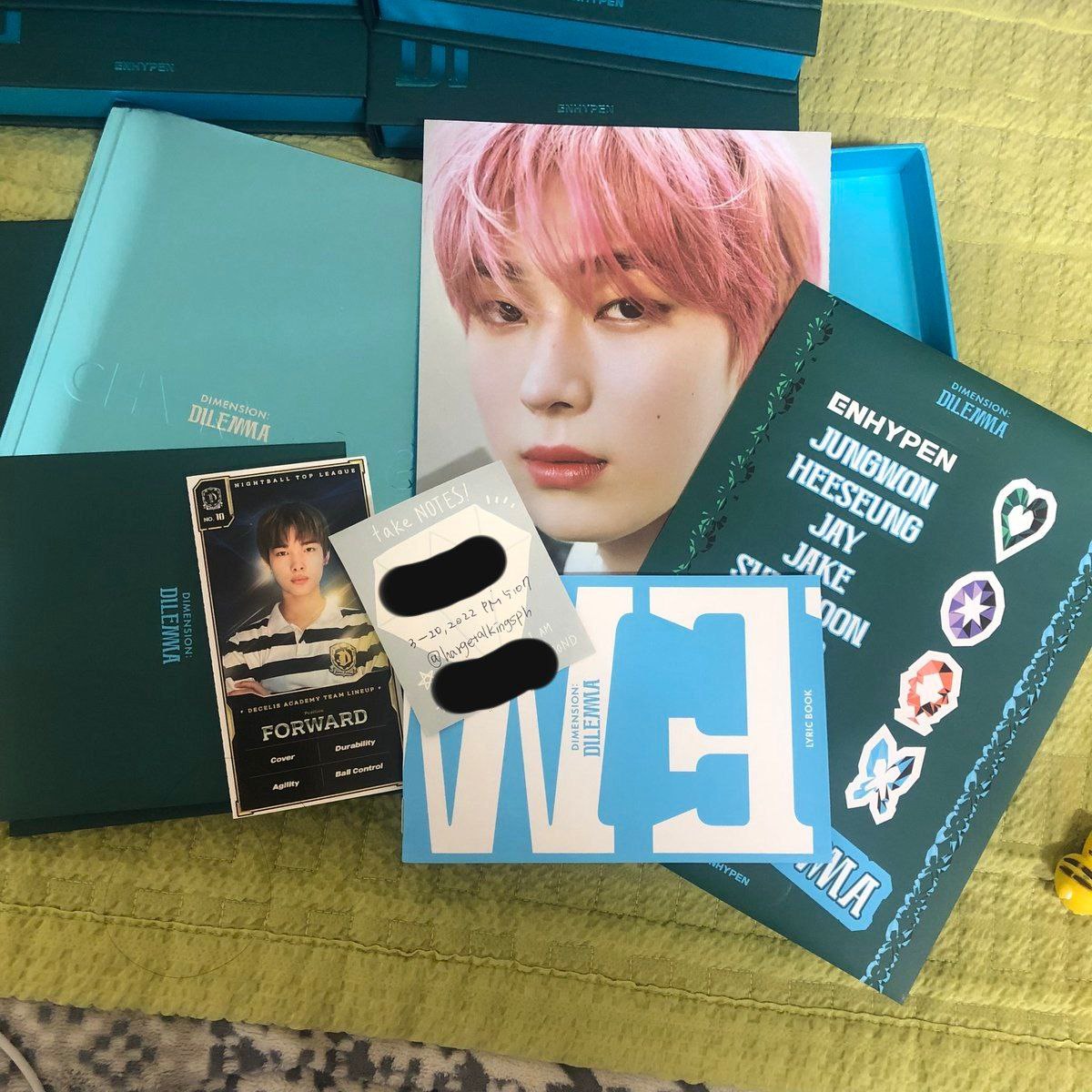 etherealkingsph's tweet photo. ENHYPEN Unsealed Dimension: Dilemma Album

(NO RPC and QR only, WITH RANDOM MINI POSTER)
₱30 + ₱100 isf
(NOTE: ISF po is PER ALBUM)

- SECURED.
- DOP: March 30, 2022
- NORMAAL ETA
- NO BOGUS BUYER!

*please, don't fill out the form if you can't pay
Form:
https://t.co/cijeVVeWyj https://t.co/K5mtHw7GjL