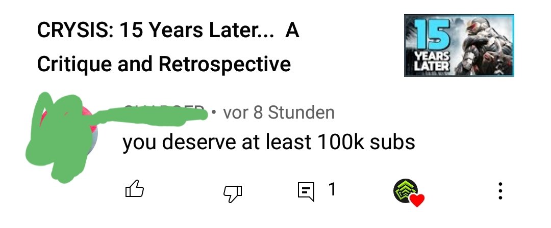 Sometimes it's really the small things that make your day... I appreciate all the nice people out there that take the time to tell if they liked something ^^
I think all passionate creators agree