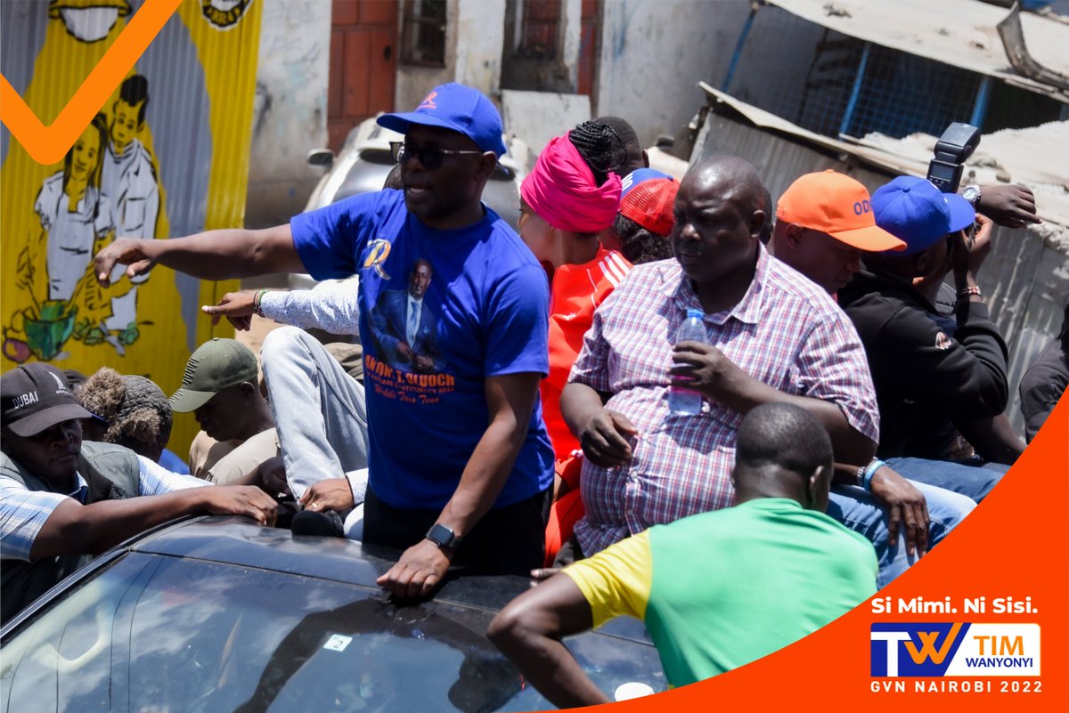 HonTimWanyonyi's tweet photo. Asanteni for the love, Ruaraka and Embakasi North. The turnout is a clear indication of the people’s support for Baba’s presidential quest. We are one people. On to the next!
#Inawezekana #Nairobi4Tim https://t.co/J9wtOObupK