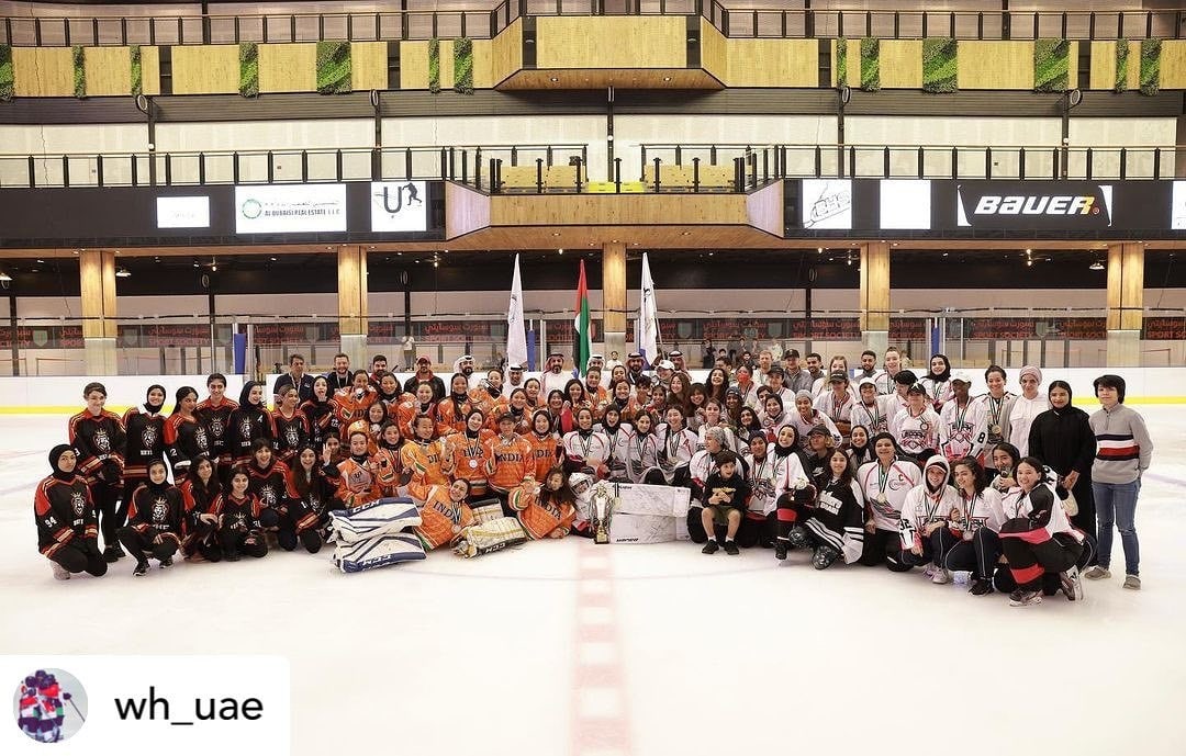 India won the silver🥈 at the Union Women Ice Hockey Tournament at Dubai! Woohoo!
This feels nothing but magical. All the best for your future tournaments girls! We will always stand strong with you!
<a href="/IYC/">Indian Youth Congress</a> <a href="/RahulGandhi/">Rahul Gandhi</a> <a href="/Allavaru/">Krishna Allavaru</a> <a href="/srinivasiyc/">Srinivas BV</a> <a href="/IYCLadakh/">Ladakh Youth Congress</a>