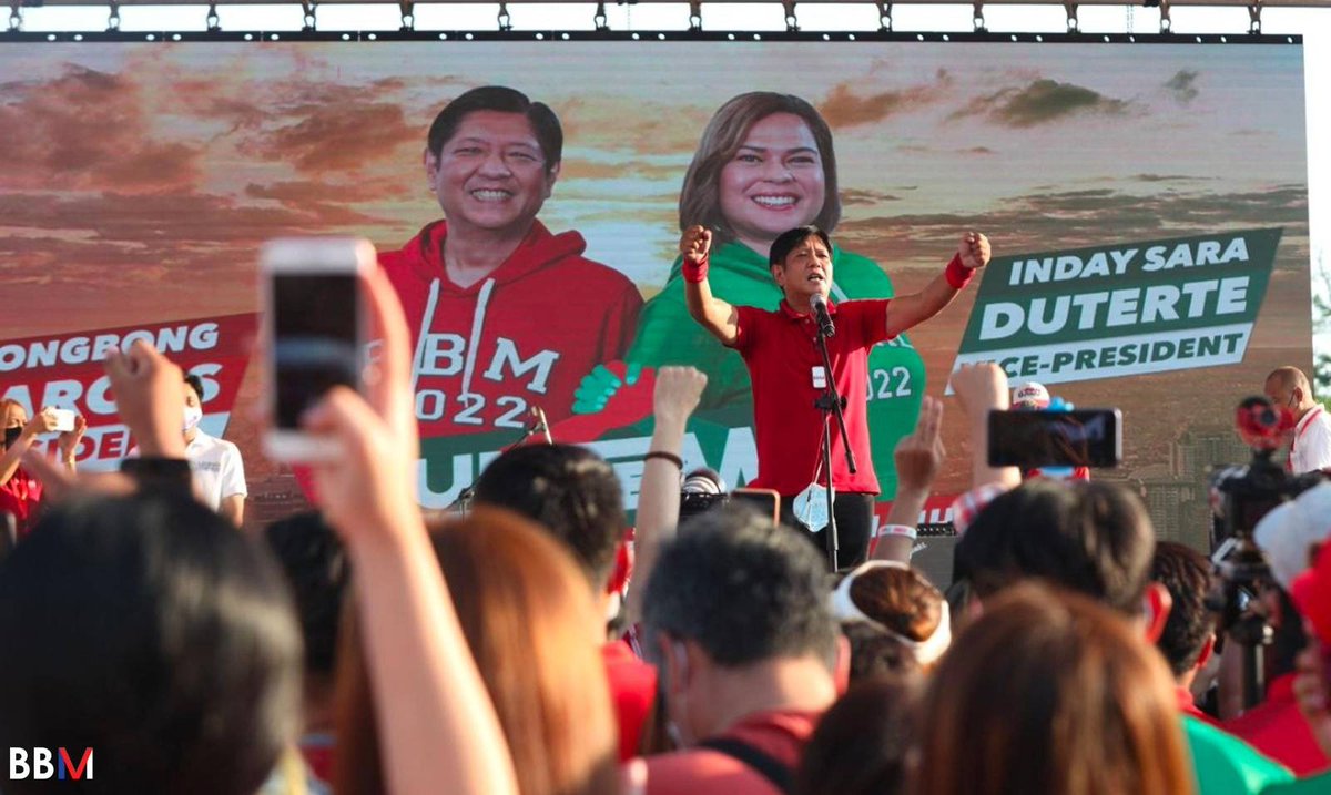 bongbongmarcos's tweet photo. Maraming salamat po sa lahat ng nakiisa sa aming kilusan ni Mayor Inday Sara. Sama-sama po nating itaguyod ang tourism industry upang mas mapadami pa natin ang trabaho para sa ating mga kababayan. https://t.co/6G6Uu0UGY7