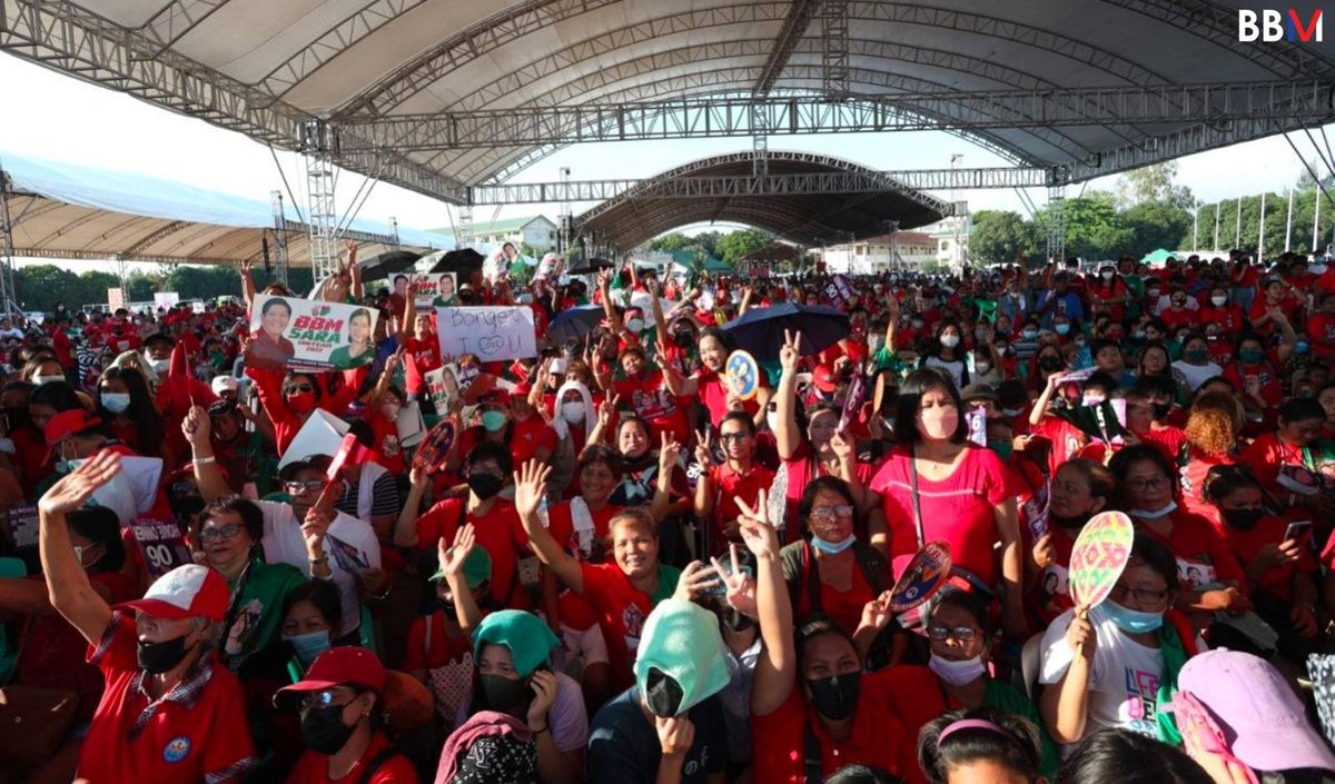 bongbongmarcos's tweet photo. Maraming salamat po sa lahat ng nakiisa sa aming kilusan ni Mayor Inday Sara. Sama-sama po nating itaguyod ang tourism industry upang mas mapadami pa natin ang trabaho para sa ating mga kababayan. https://t.co/6G6Uu0UGY7