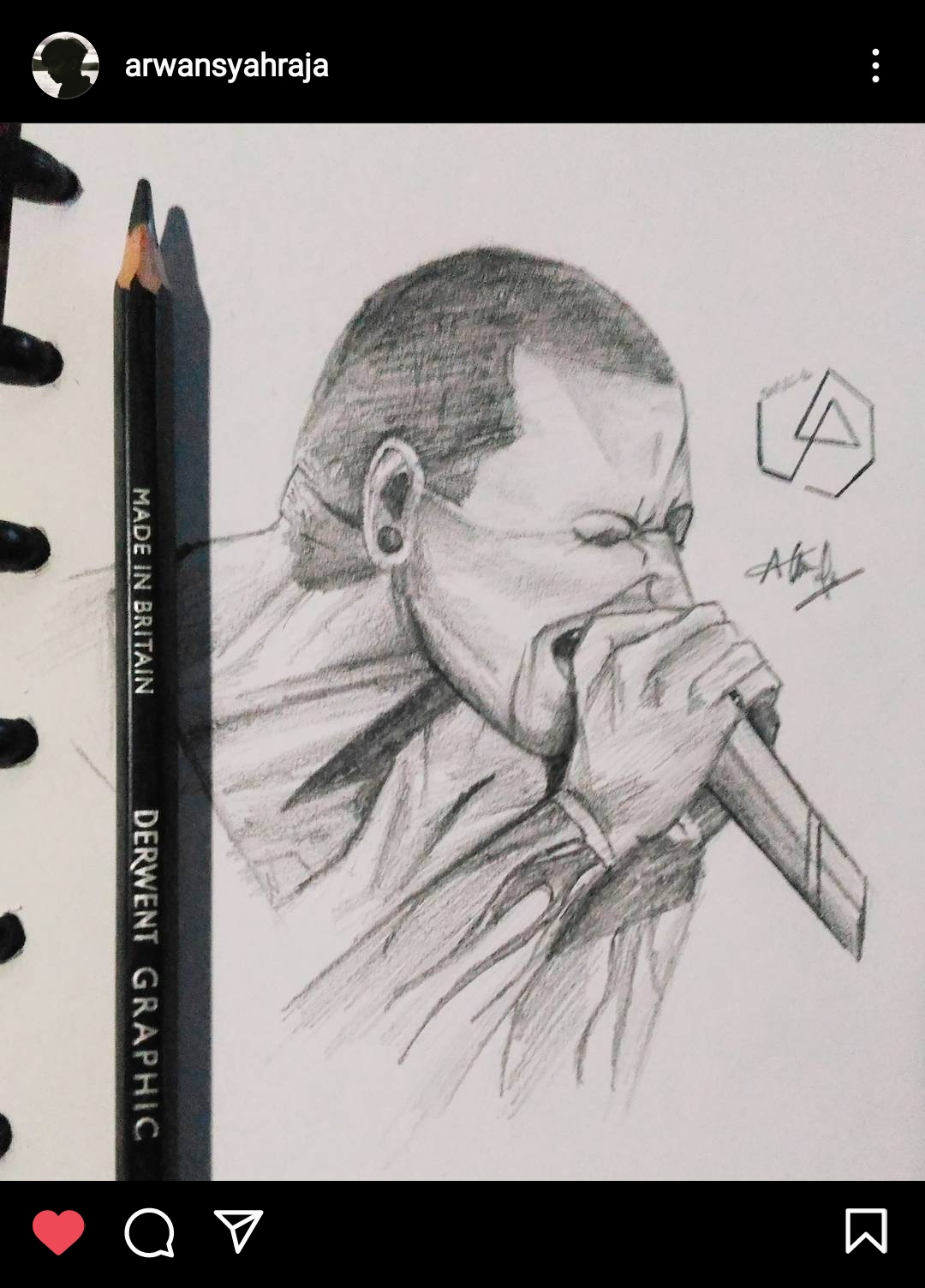 Happy birthday Chester Bennington. Walo telat 1 hari, huhu... 