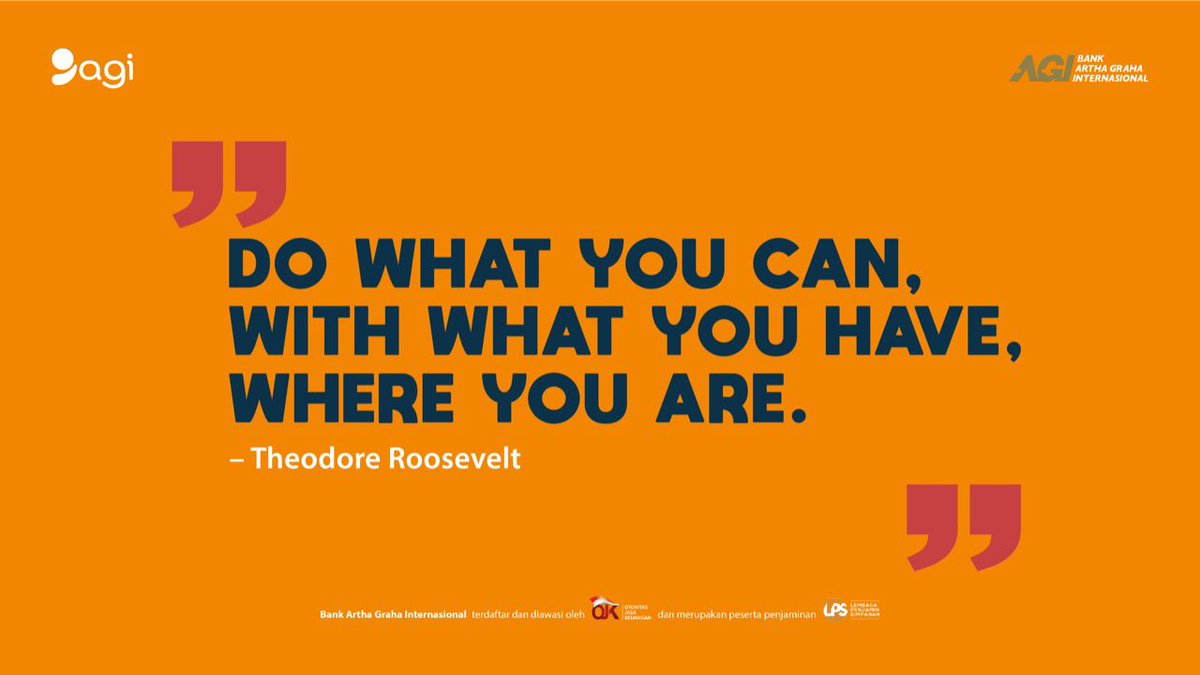 Semangat menjalani hari Senin ya! Lakukan segala sesuatunya dengan maksimal, dengan yang kamu punya sekarang, dan darimanapun kamu berasal🔥 #MondayMotivaton