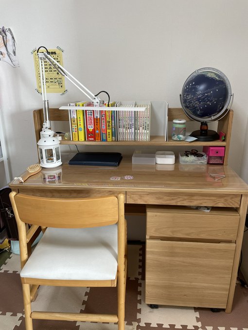 口コミ 無印良品の木製デスクは子供成長に合わせて長く使える学習机 なまけママの知育
