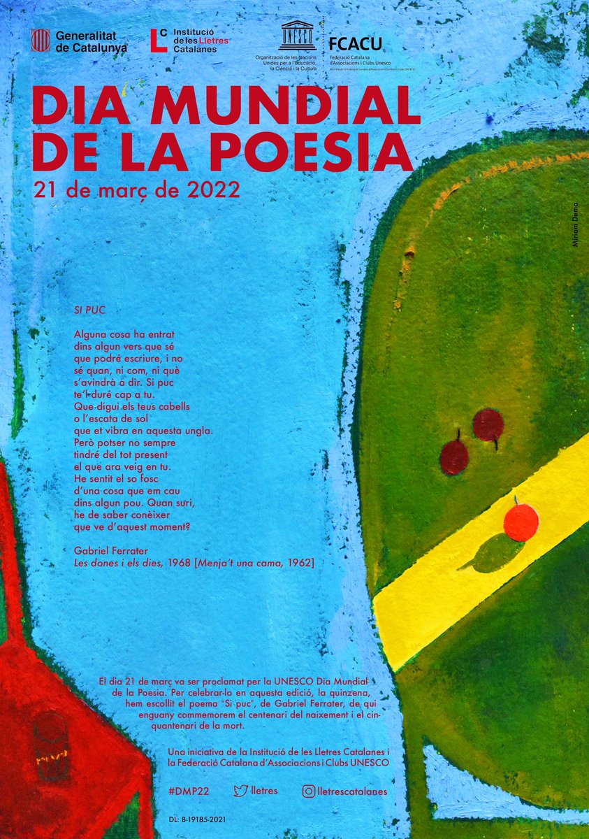 elicceb's tweet photo. #Bondia i #bonasetmana #DiaMundialDeLaPoesia #DMP #ELICCEB https://t.co/534X02JFLD