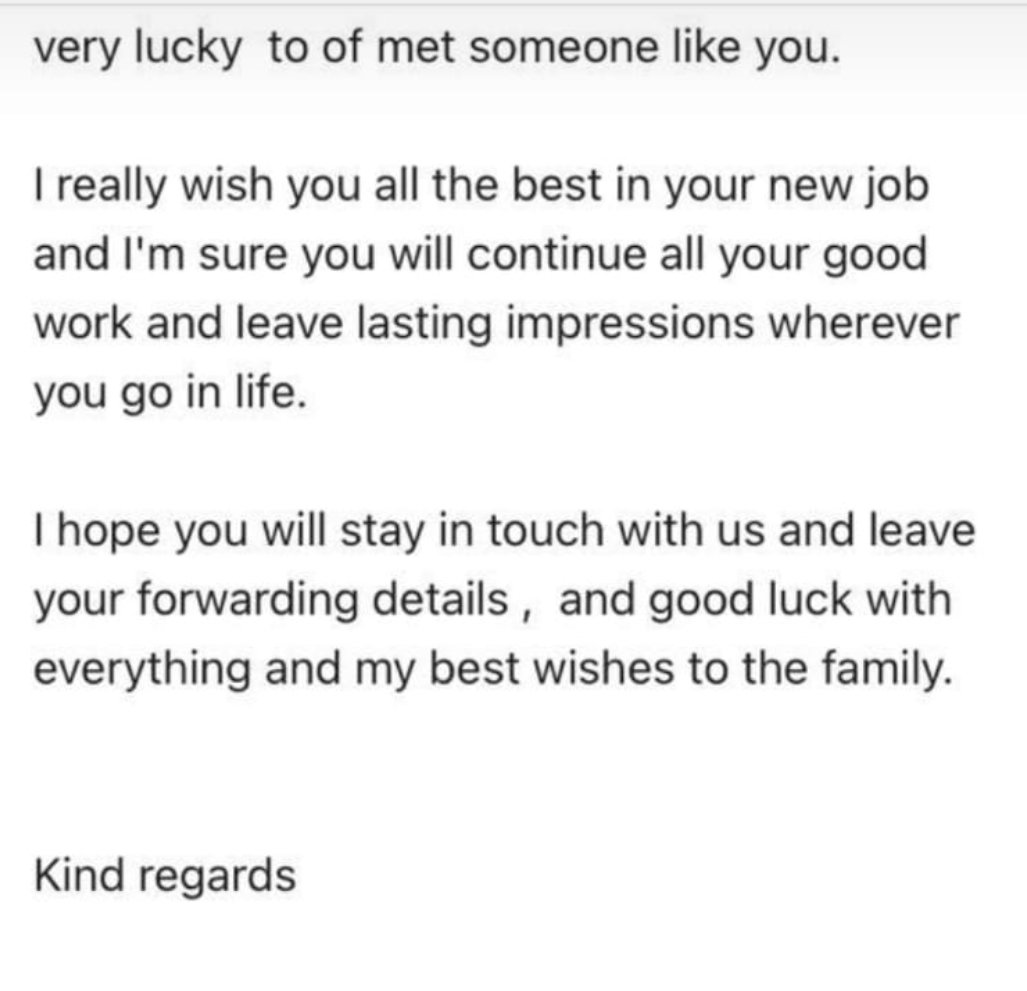 I was surprised to receive the email below from a former colleague <a href="/superdrug/">Superdrug</a>. #thankyou