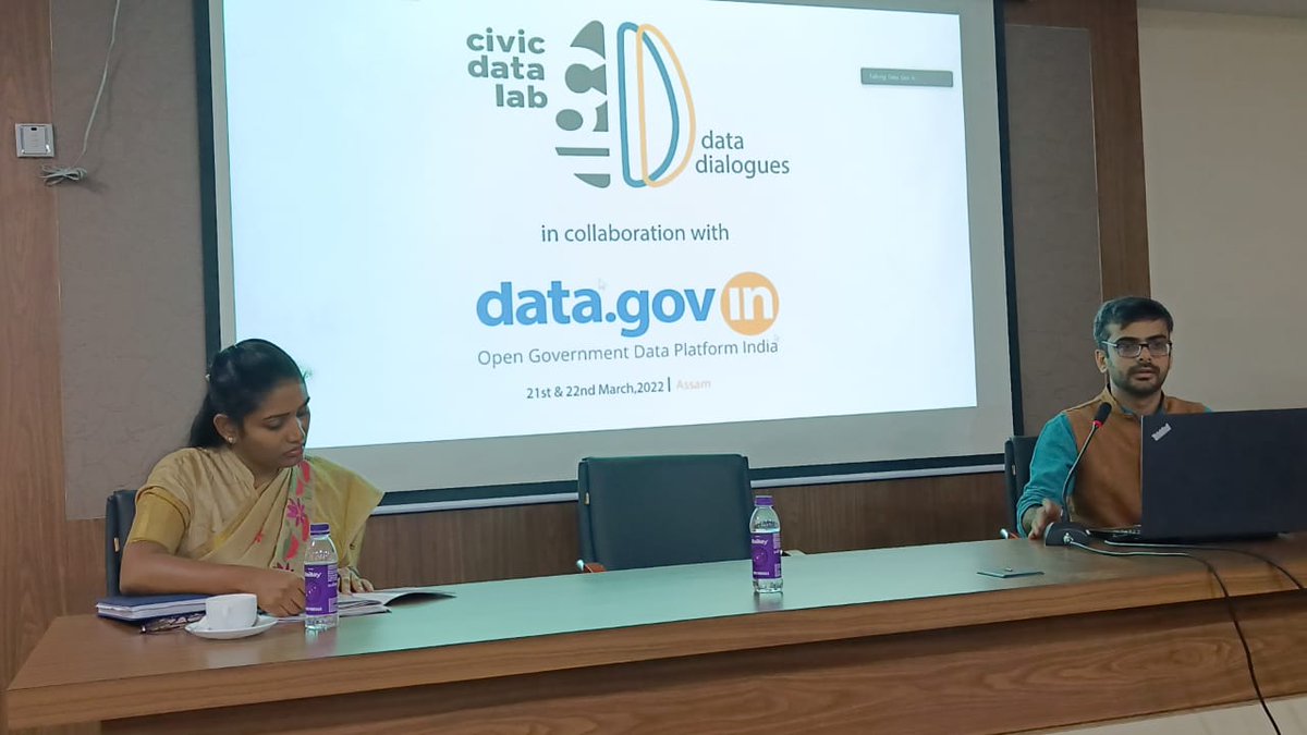 DataPortalIndia's tweet photo. Ms. Laya Madduri, Secretary, Finance Department, Government of #Assam speaking on use of #Data for #Governance at #AssamDataDialogues by @DataPortalIndia #OpenData @CivicDatalab https://t.co/z7XczneRdN