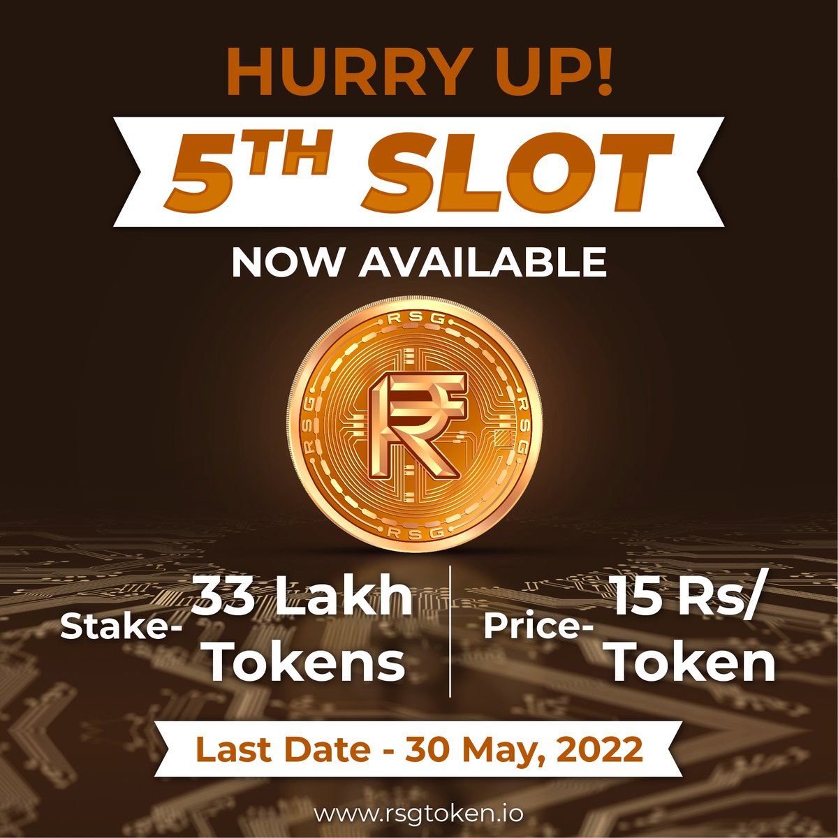RsgToken's tweet photo. RSG TOKEN🚀🚀🚀🚀
The 5th slot of RSG Token is available for purchase.
Hurry Up!
Purchase Now: https://t.co/zOGsMDQGpc
Know more:
https://t.co/wsFVDBZB1O

Join Us On Telegram:
https://t.co/FXPYFsIcT6

#rsg #rsgtoken #tokens #crytotraders #Cryptocurrency2022 #ico #RsgTokenIco https://t.co/DIMTJCYLKu