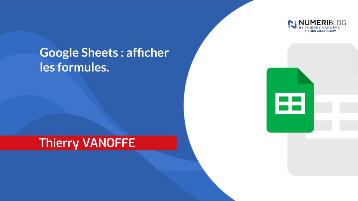 #Google #Sheets : comment afficher les formules.

zcu.io/JiWc