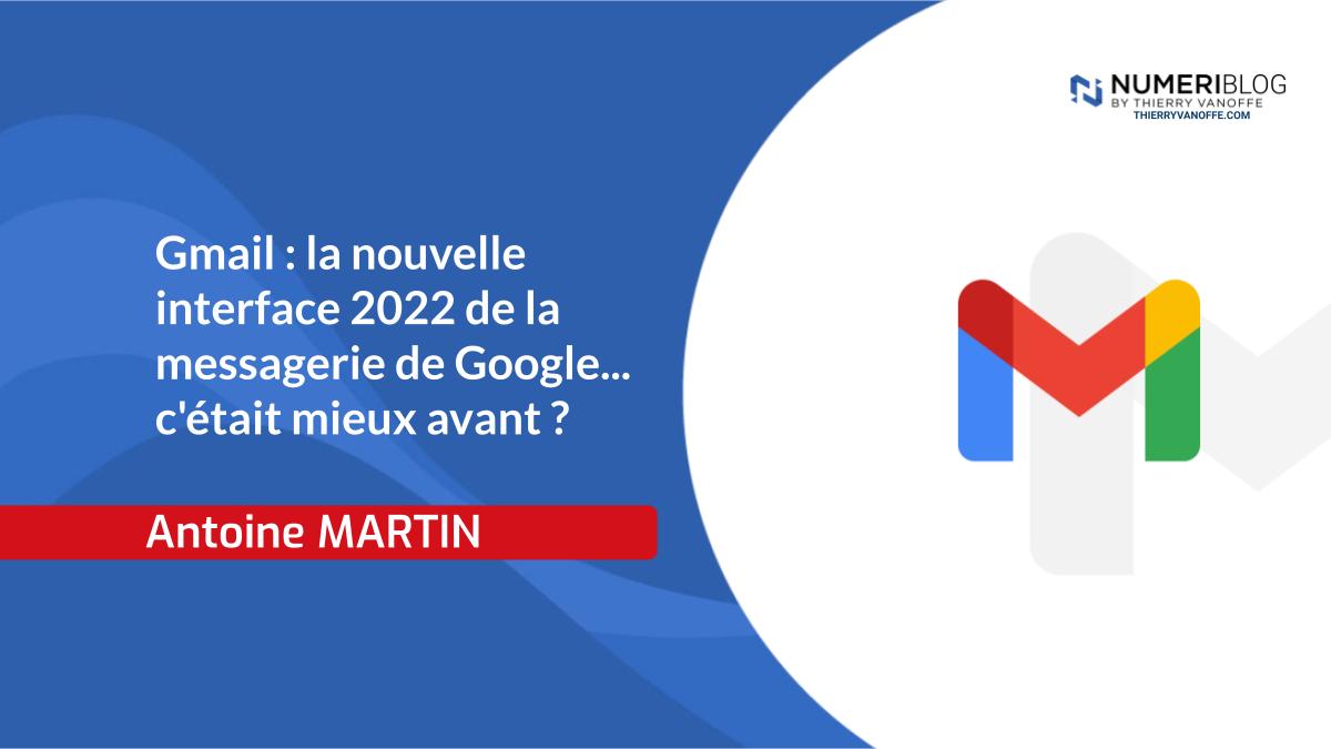#Gmail : la nouvelle interface 2022 de la messagerie de Google… C’était mieux avant ?

#Numeriblog, deux nouveaux articles chaque matin à 7H00 🚀

zcu.io/qNwB
