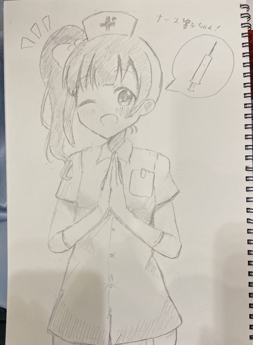 スケブ終わりました〜!
響子ちゃん、美穂ちゃん、智絵里ちゃん描きました……!🙏✨ 