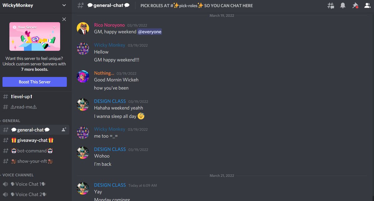 Wohoho have you joined our server? 👀🙈

✅Discord: discord.gg/4Za8t2bvtt

#wickymonkey #NFTCommunity #nftcollector #NFTs #NFTCollection #tezosnfts #tezos #CleanNFTs