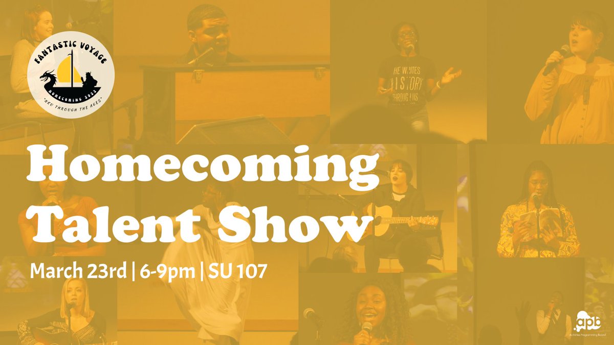 Come on out to NKU's annual Homecoming Talent Show this Wednesday @ 6:00p in the SU Ballroom!