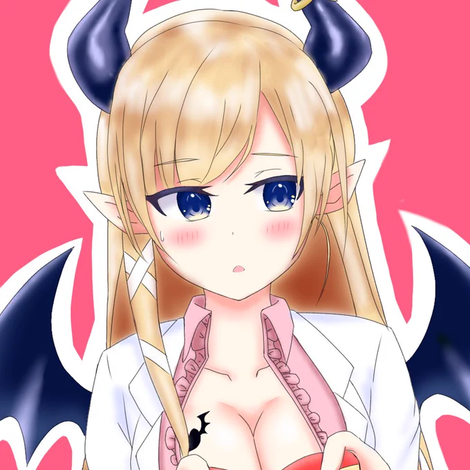#ホロライブ 
#三連休はフォロワーさんが増える らしい
こんな感じの絵を描いてます(指で🤏) 