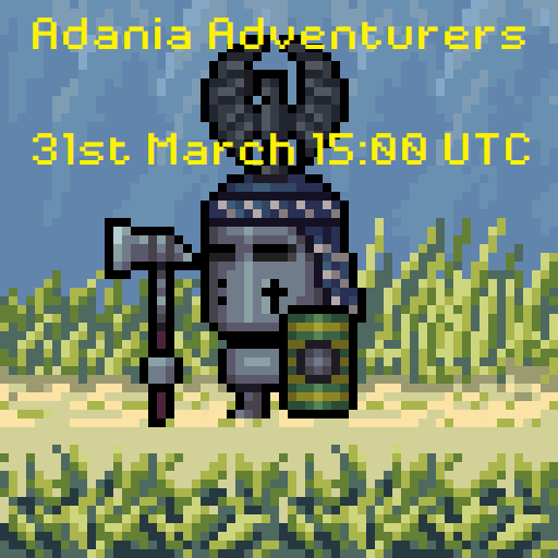 adania_io's tweet photo. Adventurers Competition! 48hrs only! We'll draw 15 winners to receive 1 of 15 prizes in our prize pool (below).

To enter:
🏹Like / Follow / RT
⚔️Tag 3 friends
🔮Post your invite link to #Adania Discord

#Cardano #CNFTGiveaway #ADA
(More details below!) https://t.co/TmteOlte8l
