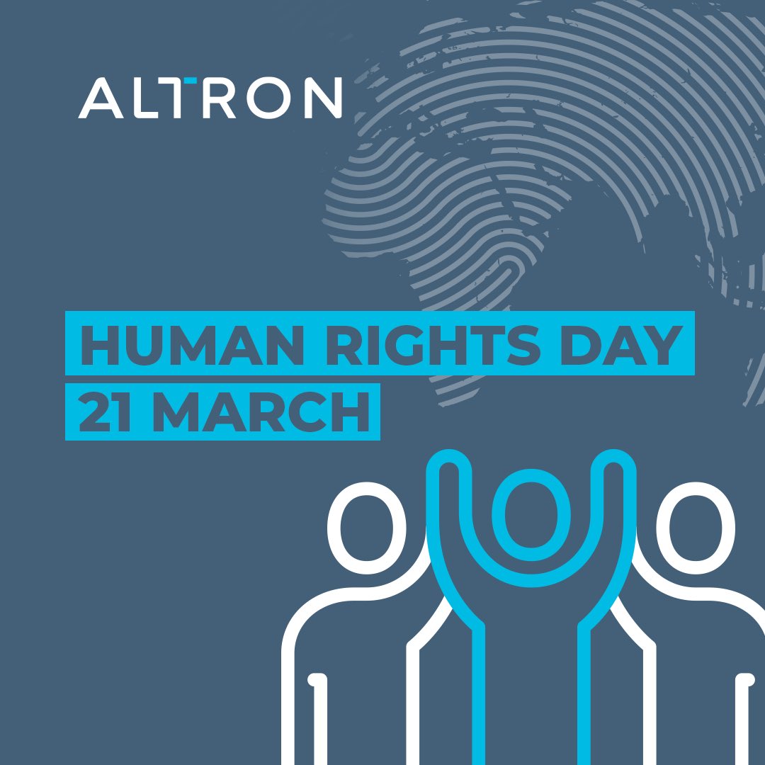 #HumanRightsDay is a day that reminds us that we are stronger when we consciously build an inclusive society where every gender, race, #culture and language belongs.
 
At #Altron, we embrace diversity and inclusion as we believe that every employee brings something unique.