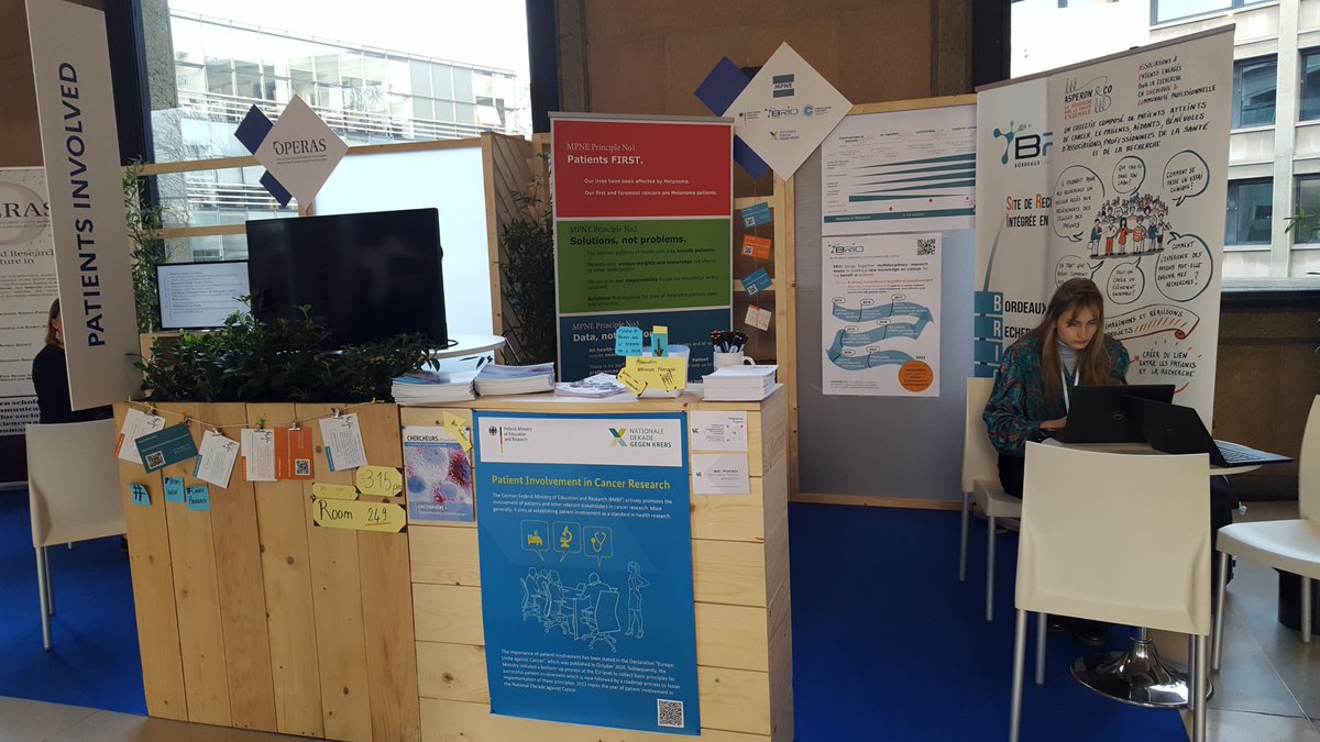 SIRICBRIO's tweet photo. Ready to welcome you in our booth for the High-level conference on civic engagement in #EUMissions. Let's talk about #PatientsInvolved in #CancerResearch Thanks to our partners @MPNEurope, @BMBF_Bund and the Swedish Cancer Mission #PFUE2022 #Missions2022 https://t.co/m9w4B3JoGz