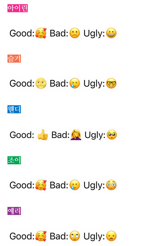 👻🎼 on Twitter: "the emojis the girls use in "good", "bad", or "ugly