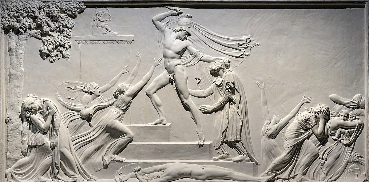 Ericka1848's tweet photo. ➡️La mort de Priam, par Antonio Canova (1757-1822) https://t.co/sLDdRc6KmC