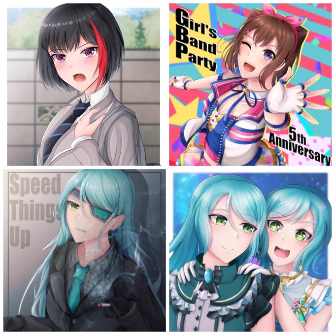 #三連休はフォロワーさんが増える 
基本バンドリメインで描いてます…!!
よろしくお願いしますっ🙇‍♀️ 