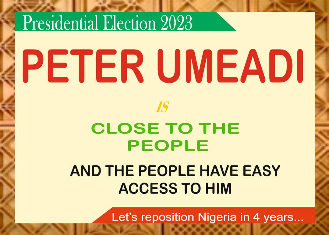 EpsiWisdom's tweet photo. #PeterUmeadi #presidentialElection2023 #nigerianElection2023
#presidentialCandidate
#changethechange
#buildnigeria https://t.co/6Zosh4S2Aj