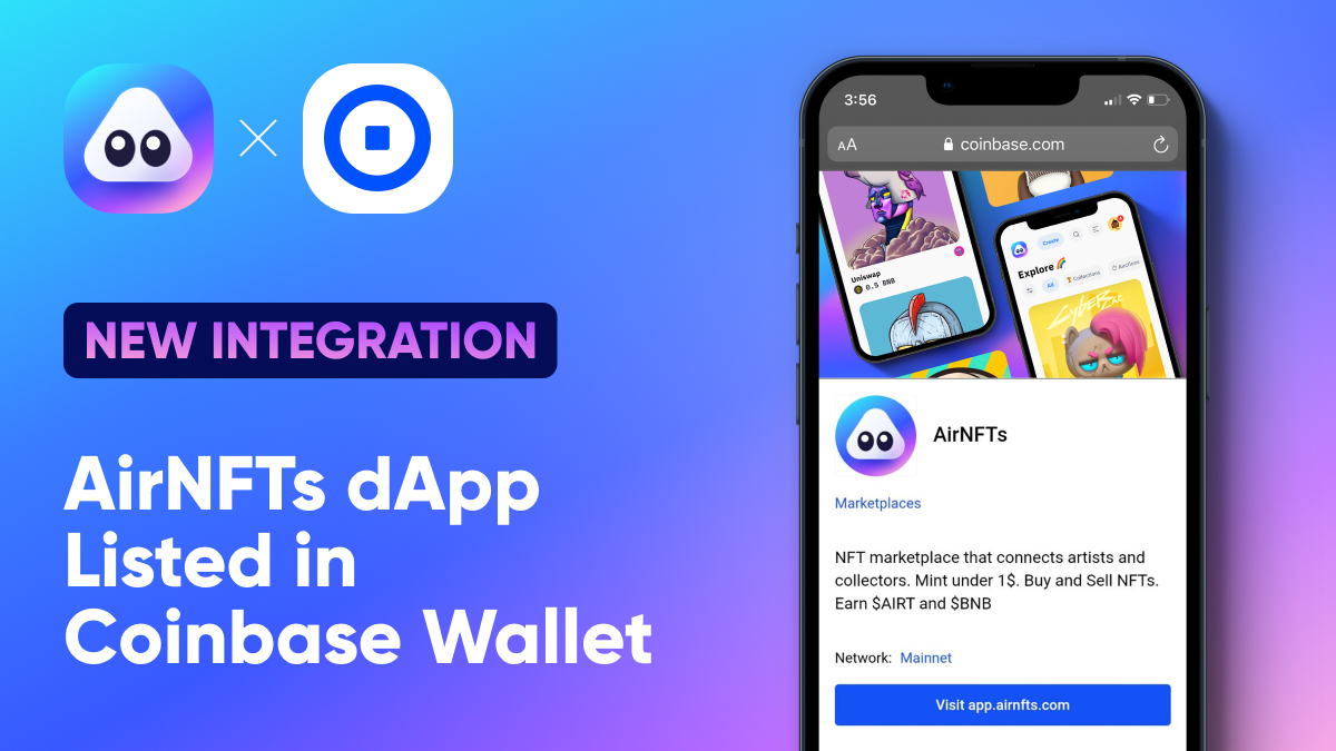 🔥Our #Dapp is now #officially #listed on <a href="/CoinbaseWallet/">Drew Coffman</a>! 🚀
 
👉What are you waiting for? Let's go and destroy that "FOLLOW" button!

👉Like &amp; RT this post if you're a #Coinbase user🔥

#NFTartists #nftcollectors #NFT #opensea #cryptoart #Coinbase #nftart #nftsale #nftsale