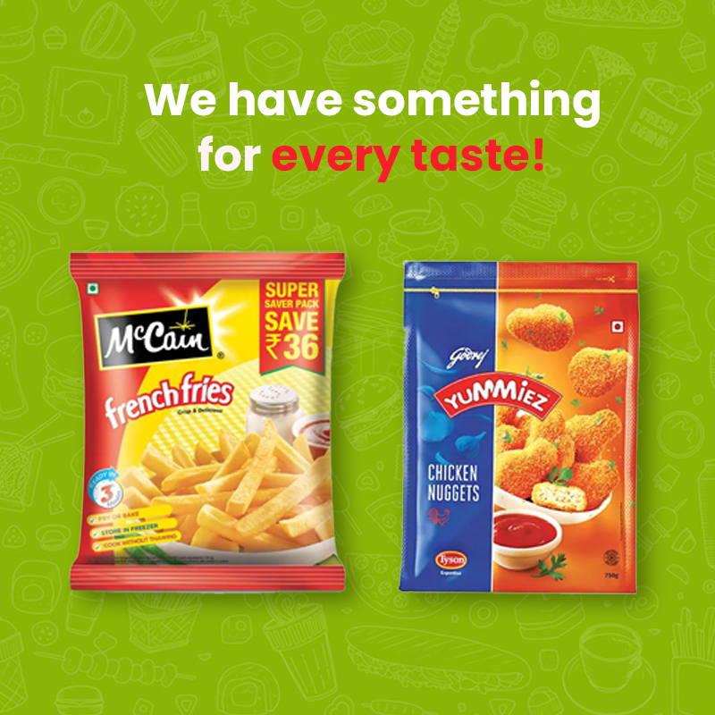 bigbasket_com's tweet photo. Are you team Fries or Nuggets?
Tell us in the comments below and order your pick, today!
#bigbasket #ReadyToMake #Fries #Nuggets #ChickenNuggets #ComfortFood #TastyFood #Delicious #Munchies https://t.co/6GhgQ3Z6u7
