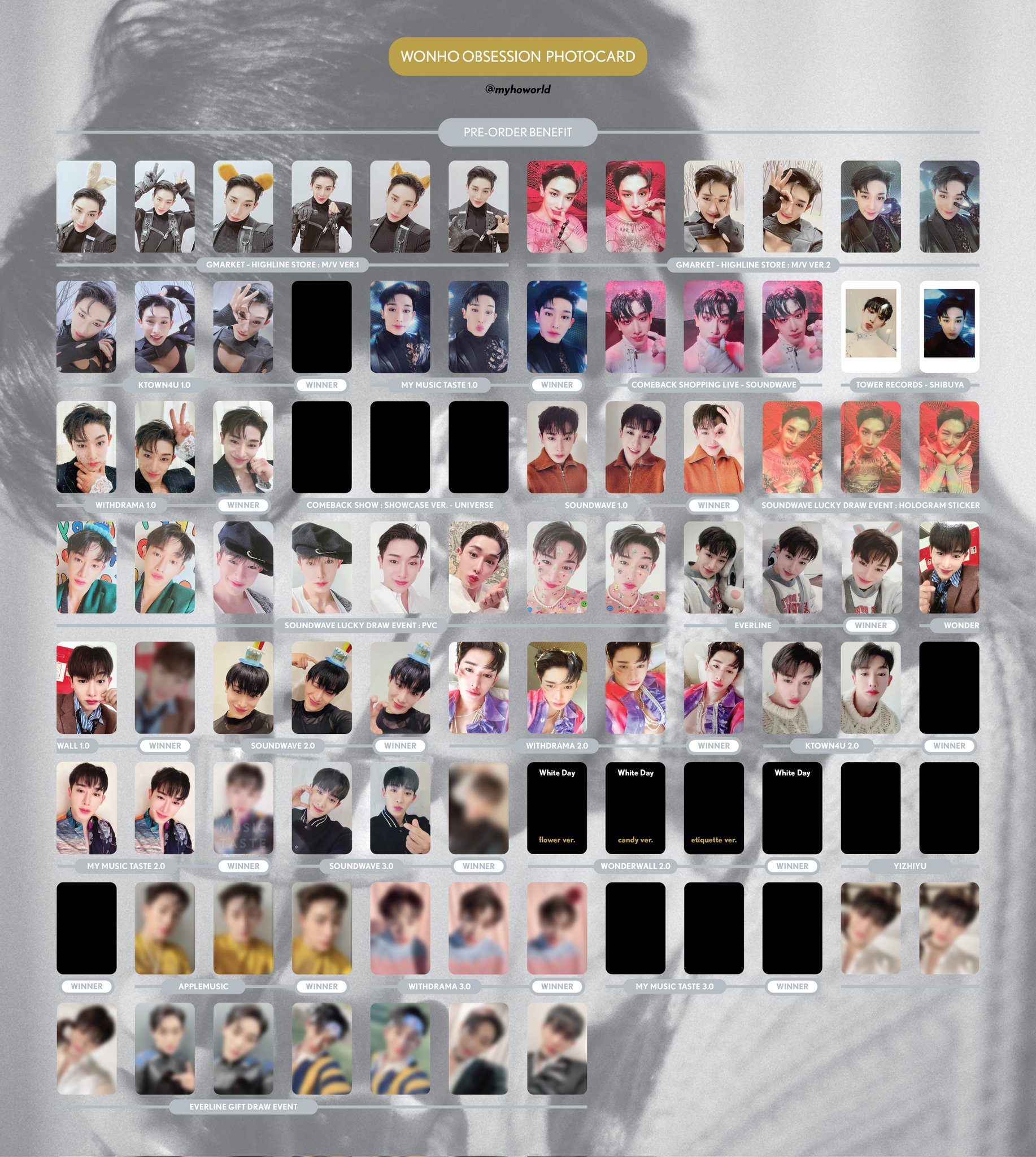 q. 퀸. в X: „WONHO OBSESSION PHOTOCARD TEMPLATE 원호 옵세션