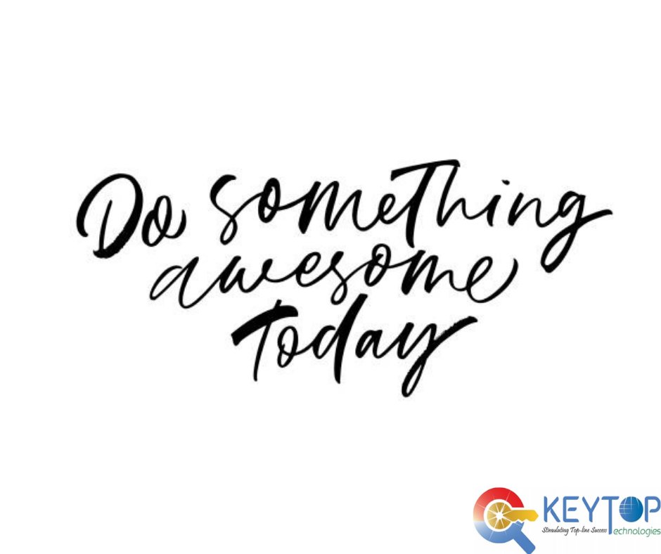 KeytopTech's tweet photo. Happy Monday!! Do something awesome today.
#keytop
#tech
#itservices
#itsolutions
#telecommunications https://t.co/6mhrn7wHn8