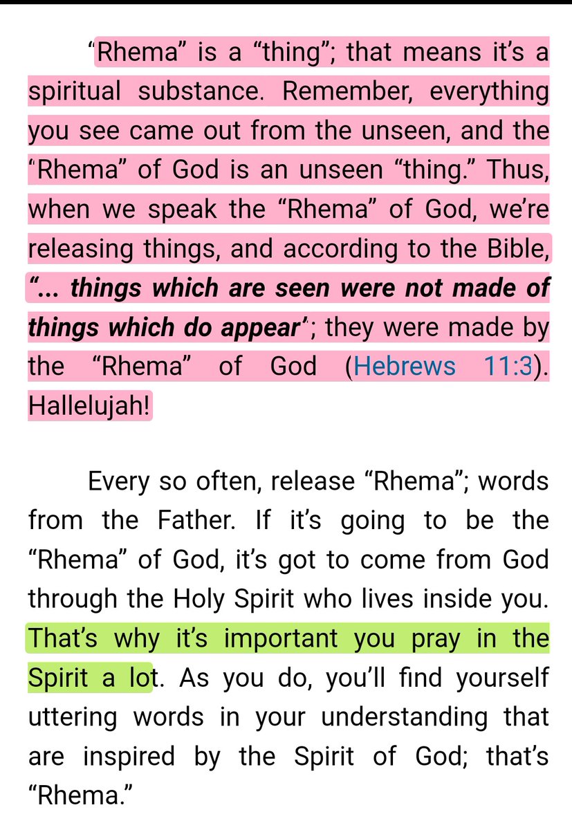 first_moya's tweet photo. Rhema is a spiritual substance!! https://t.co/dhsILLoXLT