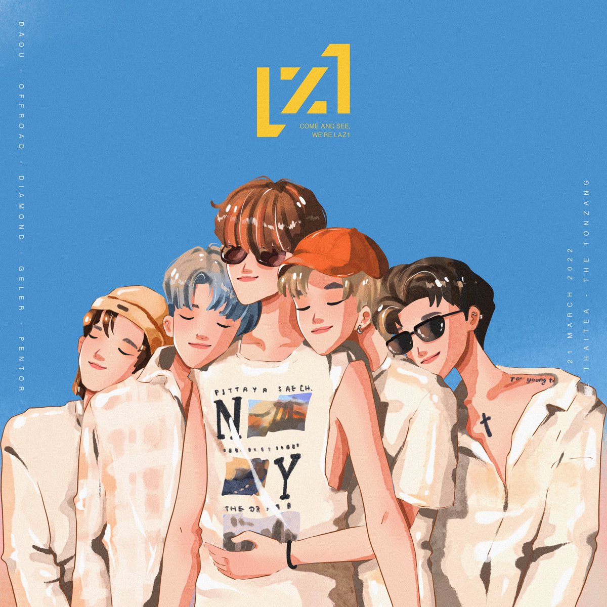 little_thaitea's tweet image. 𝘾𝙤𝙢𝙚 𝙖𝙣𝙙 𝙎𝙚𝙚, 𝙒𝙚’𝙧𝙚 𝐋𝐀𝐙𝟏

#LAZ1