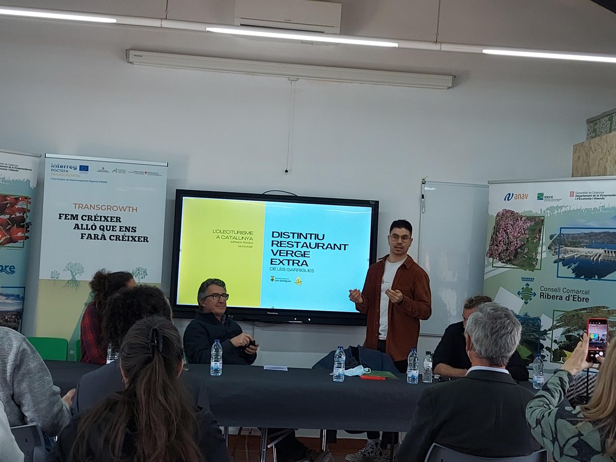 PTransgrowth's tweet photo. Divendres passat vam realitzar la jornada d'oleoturisme a la Reserva Natural de Sebes, amb més de 50 assistents. Tot un èxit.
#ctppoctefa #agriculturacat #poctefa https://t.co/eXCLQaiGXQ