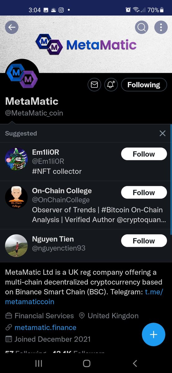 peonyblissy's tweet photo. @Missypromotes @MetaMatic_coin https://t.co/Uyuacv47ri