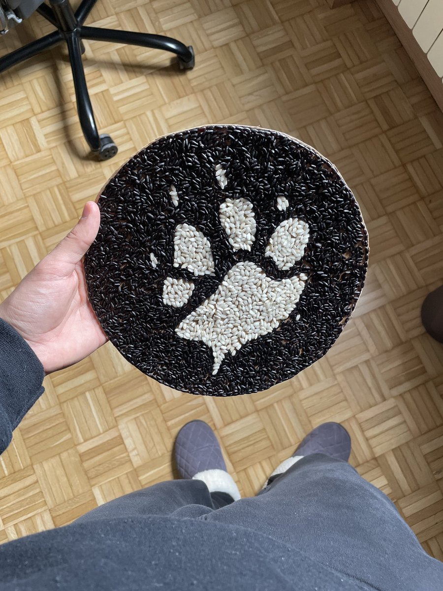 DrCodeine_Eth's tweet photo. @mrsilvernft Rice Art. This is my art made fully out of rice, every single grain of rice is hand glued singularly into a canvas with white liquid glue, the canvas is a cardboard box because of my lack of materials but my big will to do something for the community. Discord: Dr.Codeine#9402 https://t.co/cO0NkEcjTr