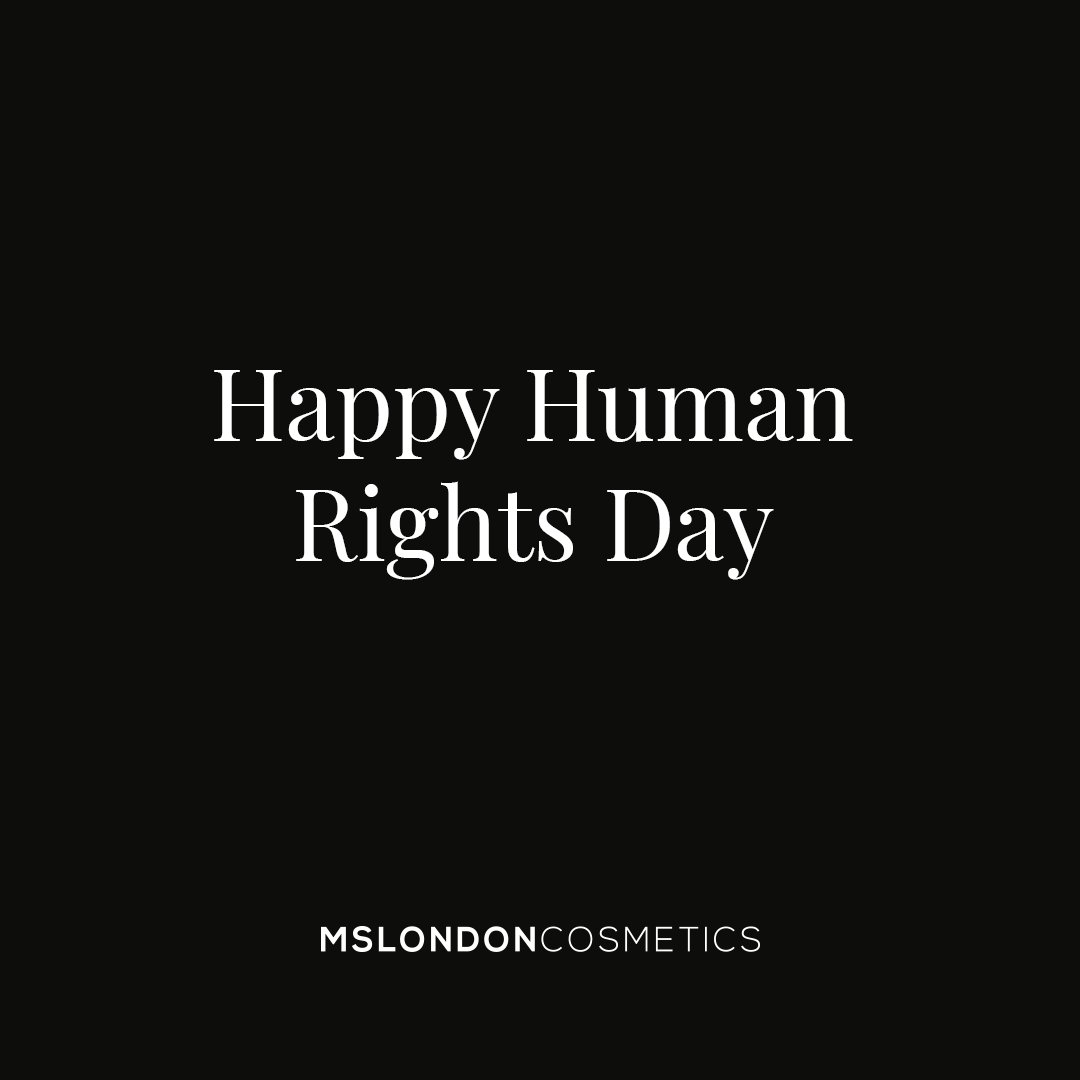 Happy Human Rights Day, MSL fam! 🖤

#HumanRightsDay #HumanRightsDay2022 #HRD2022 #HRD #MSL #MsLondon #MsLondonCosmetics #MsLondonMakeup
