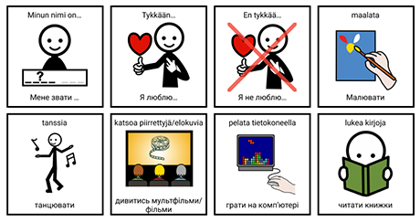 Weronika Firlejczykin ja Anna Krzyszczukin tuottamat sekä Silja Saarento-Zaprudinin suomentamat Suomi-Ukraina -kuvasanastot koulunkäynnin tueksi löytyvät nyt myös Papunetin sivuilta. Mukana on myös pikaviestejä sekä sairastamiseen liittyvää sanastoa papunet.net/materiaalia/ku…