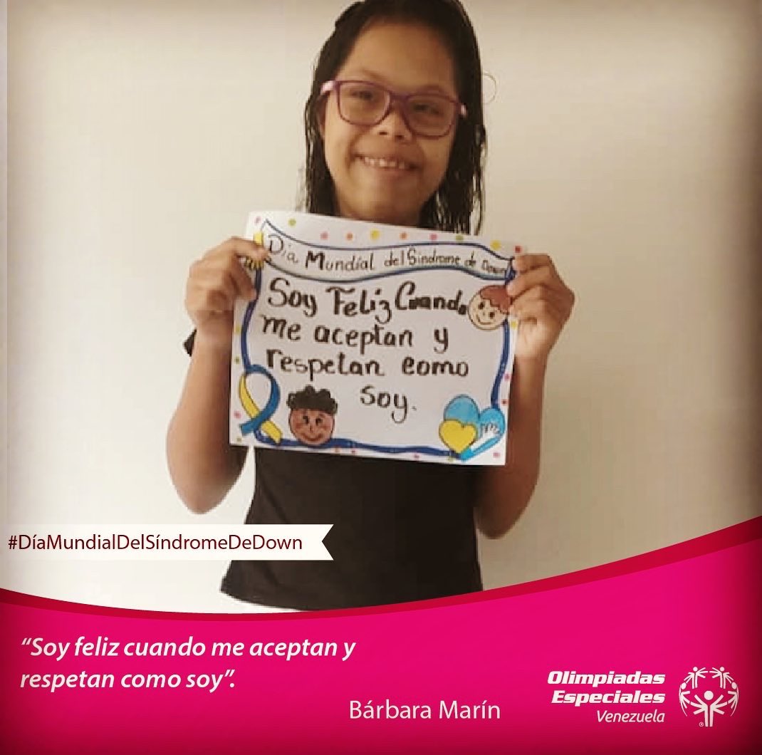 oevenezuela's tweet photo. #InclusiónSignifica nosotros. En  @OEVenezuela, buscamos crear un mundo inclusivo donde las personas con discapacidad intelectual puedan crecer y formar parte de la sociedad que les rodea.En este #DíaMundialDelSíndromeDeDown, pregúntate:¿Qué es inclusión para mí? #EligeIncluir https://t.co/2nDwkQ2fqS