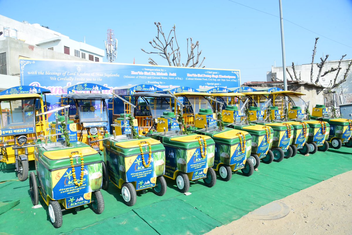 cocofreshjaipur's tweet image. COCO FRESH Getting ready for launch.
Ready to serve carts.
#cocofresh #Jaipur