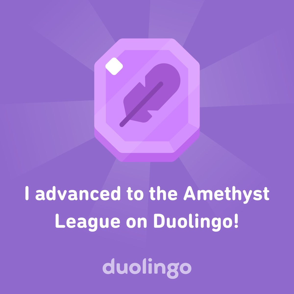 I’m moving up the leaderboard on Duolingo! It’s free, fun, and effective for learning languages. Join me? invite.duolingo.com/BDHTZTB5CWWKSO…