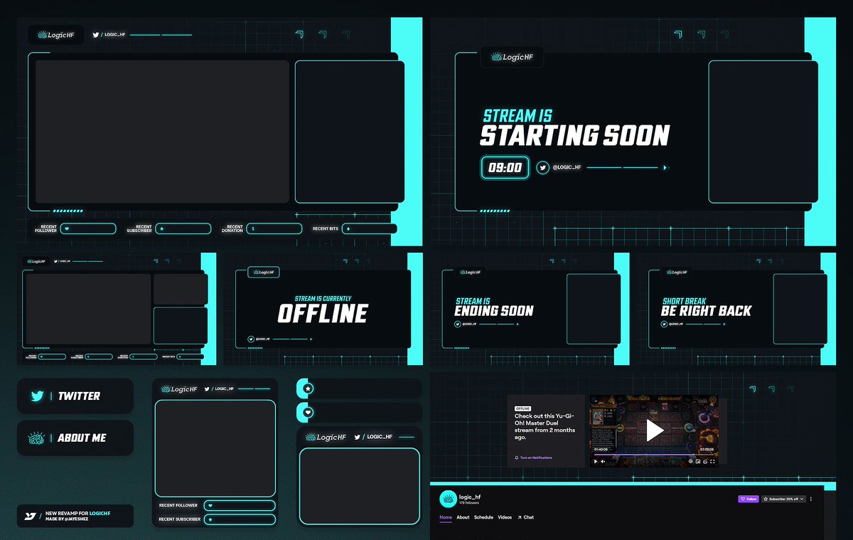 Stream package for Logic_HF 
Commissions are open 📩

HD: behance.net/gallery/709052…
